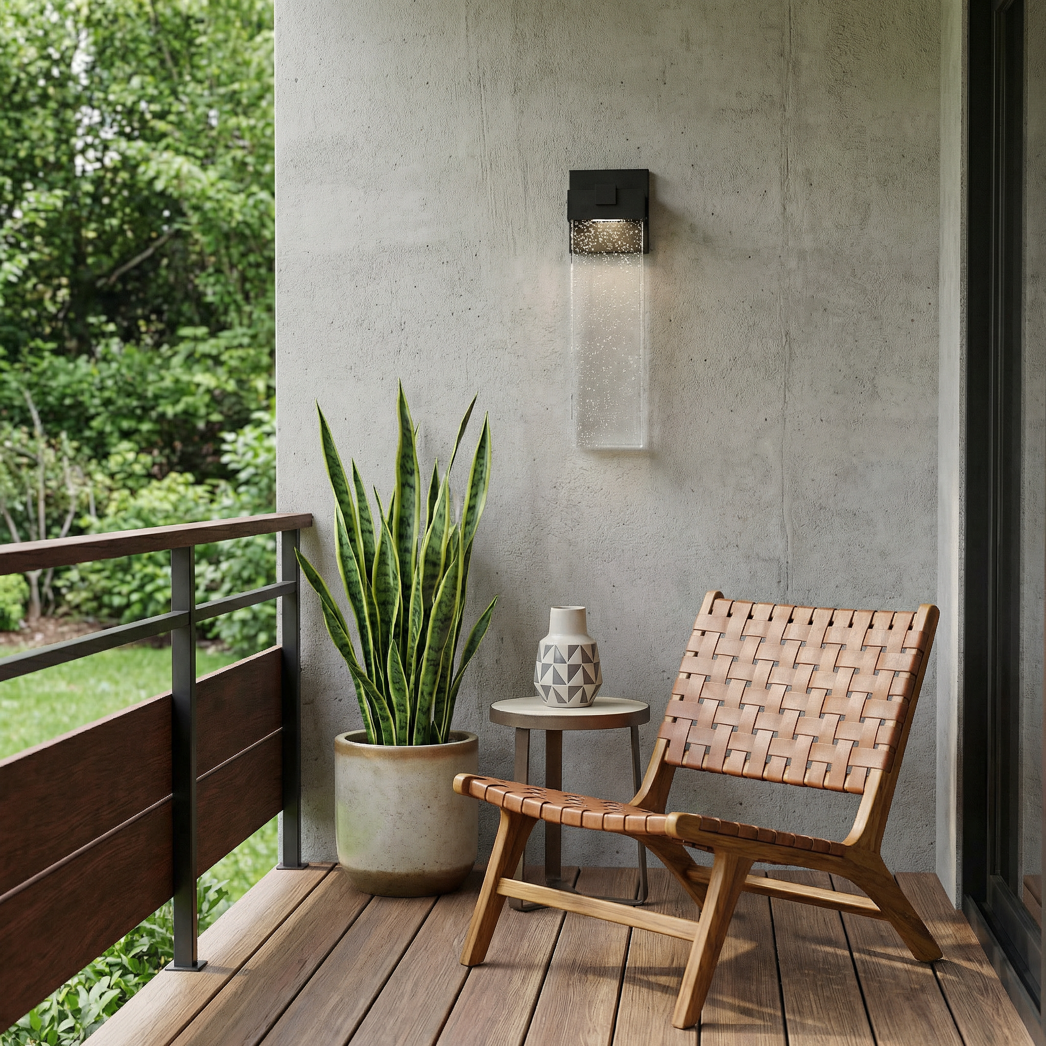 Luminaire d'extérieur Lucéa vue ambiance | Luxarmonie