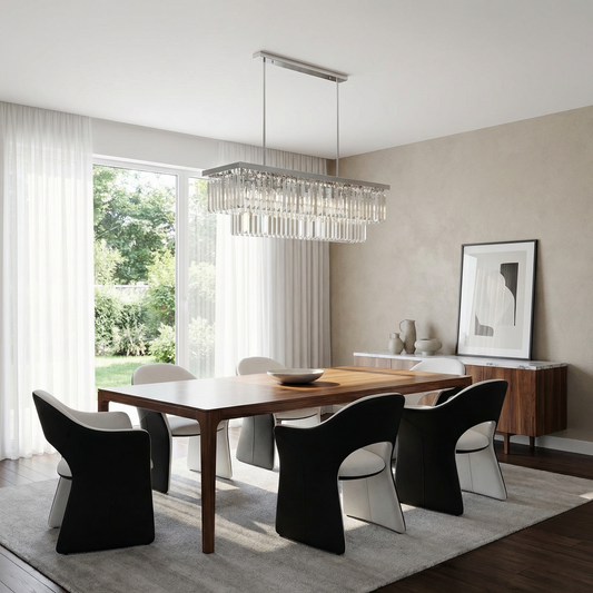 Plafondlamp Kristal Verzilverde Eigentijds – Lixor