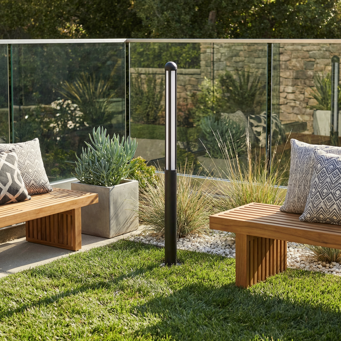 Lampadaire extérieur en aluminium LED étanche – Arcluminis