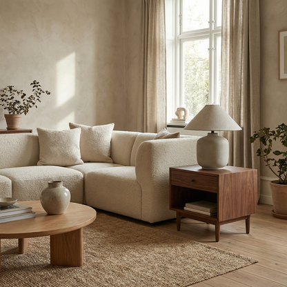 Keramieke Tafellamp Japanse Stijl voor Woonkamer – Zenara