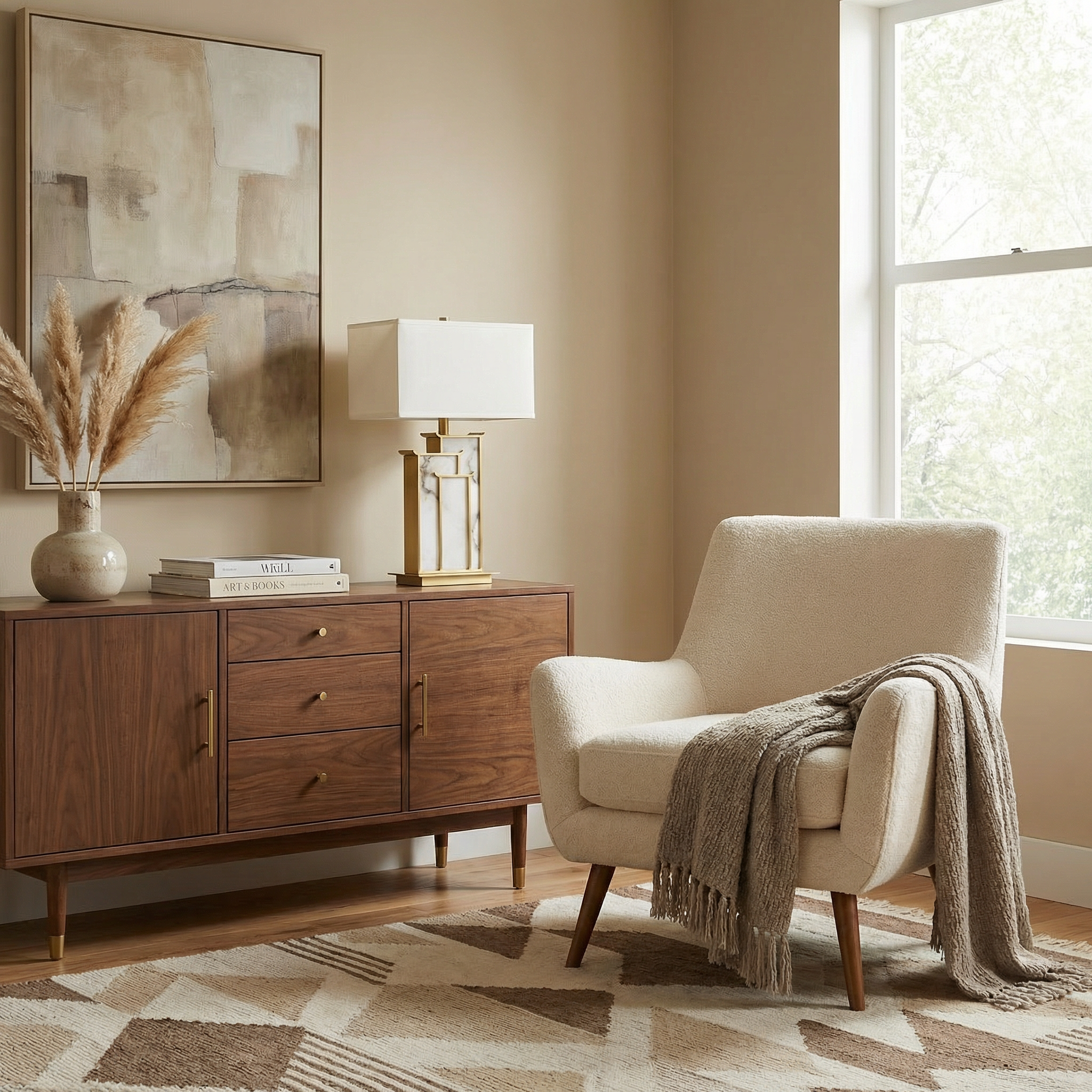 Zéria Table Lamp Ambiance View | Luxarmonie
