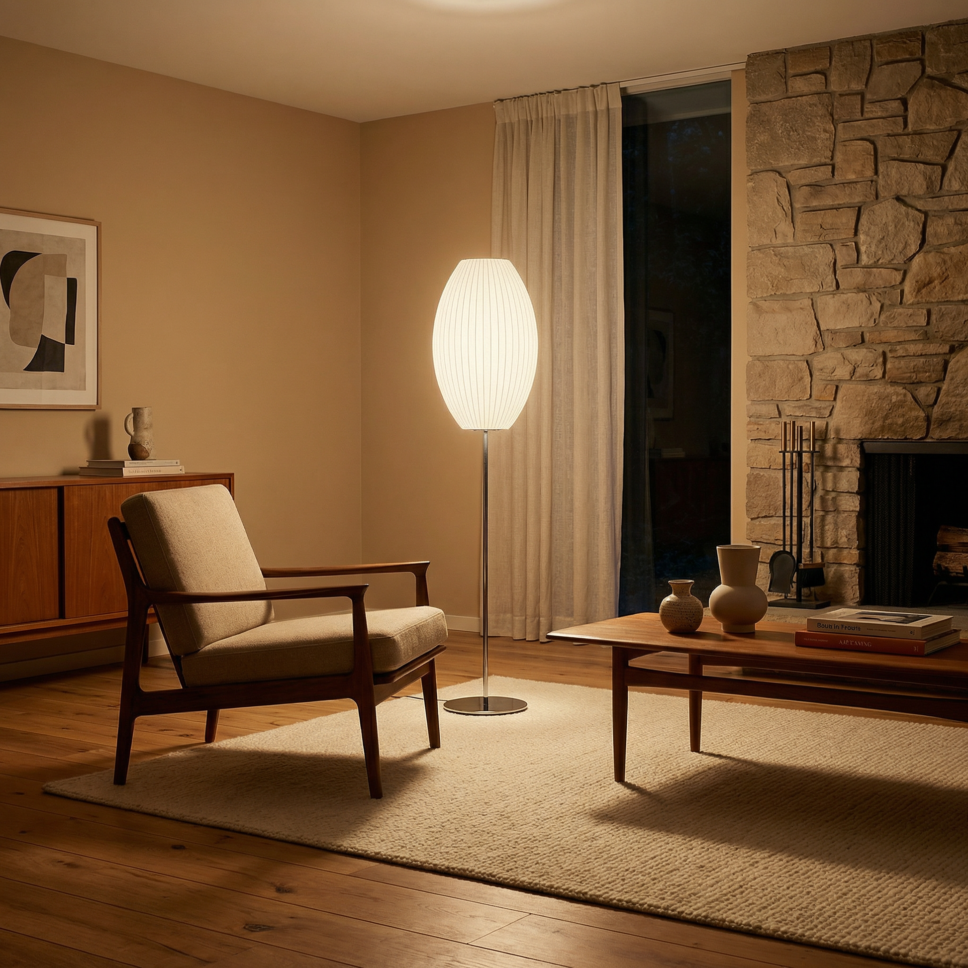 Lampe Sericéa vue ambiance | Luxarmonie