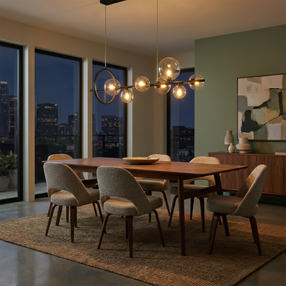 Ophanging verfijnd design gedimd licht G9 – Art Déco