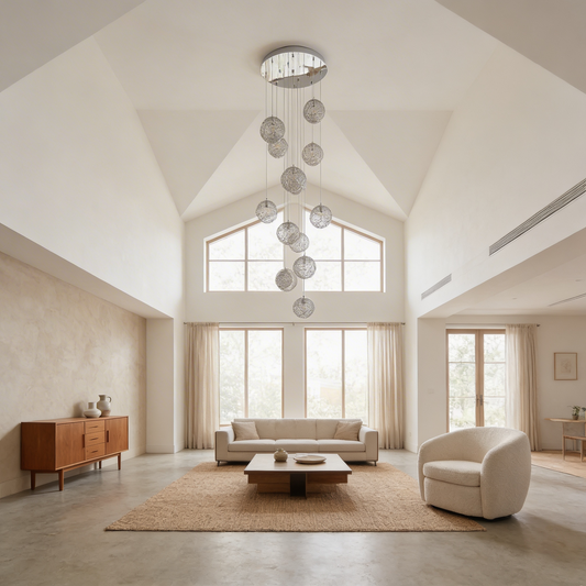 Hanglamp Chic Goudafwerking & Glasversprieider – Veloria