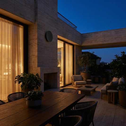 Moderne LED Wandlamp voor Buitenshuis – Noxéa