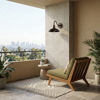 Applique Murale Rustique en Laiton Antique pour Extérieur – Aurélice