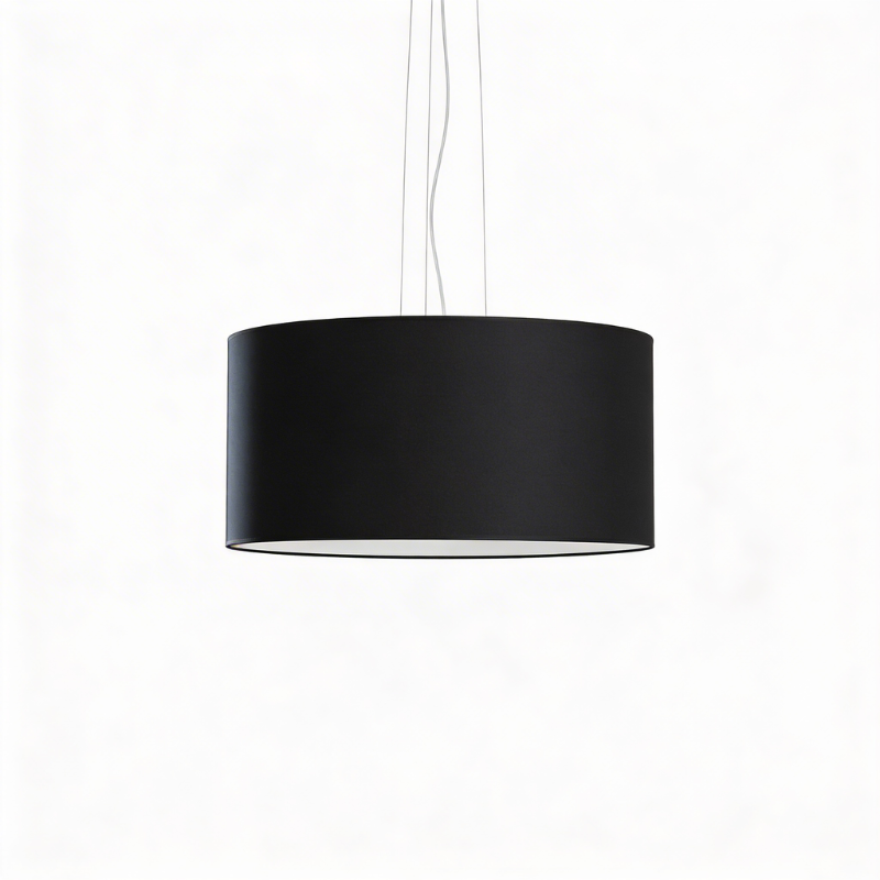 Minimalistische Zwarte Kroonluchter 5 Lampen Woonkamer – model Elaris