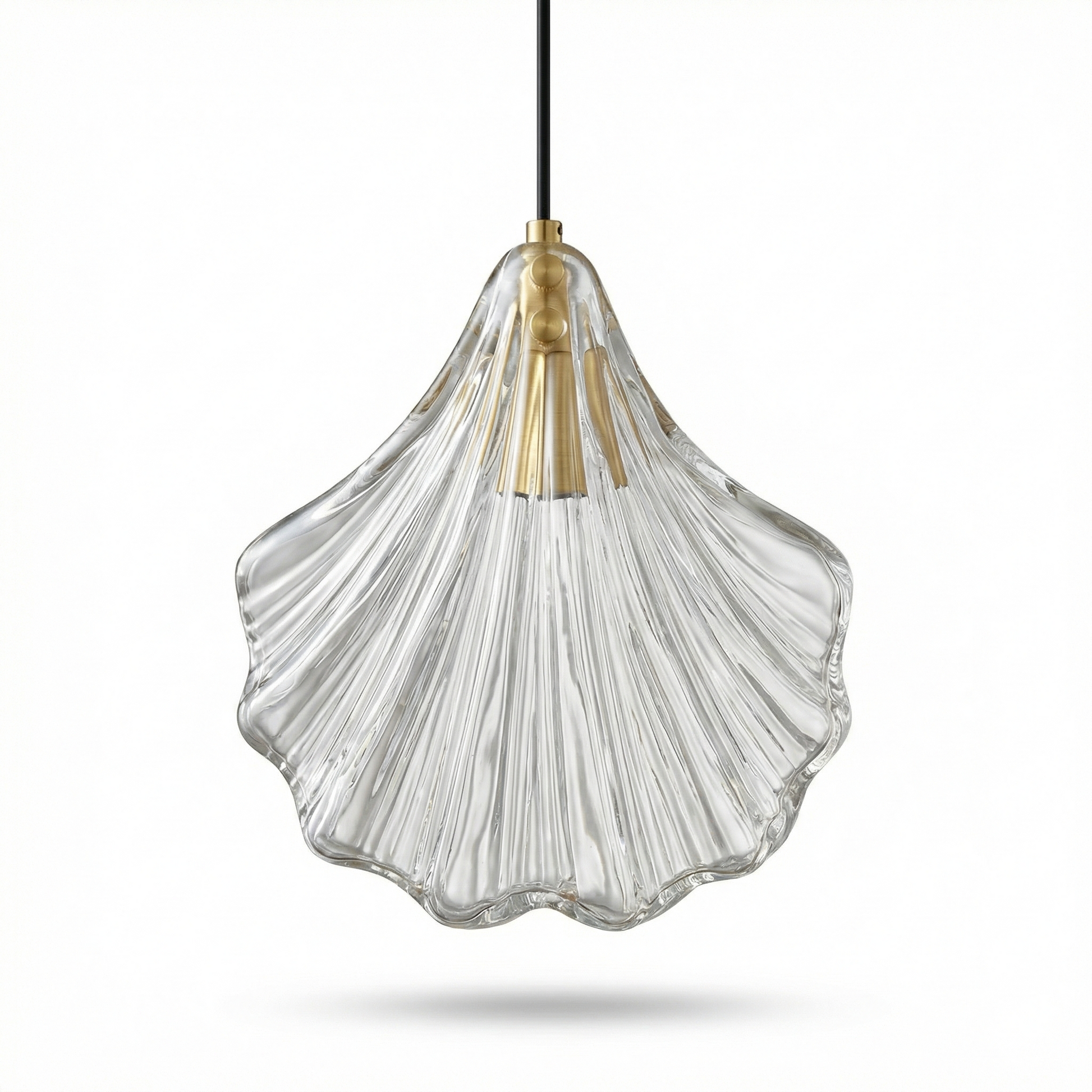 Modern glas- en metalen hanglamp voor slaapkamer – Orneli