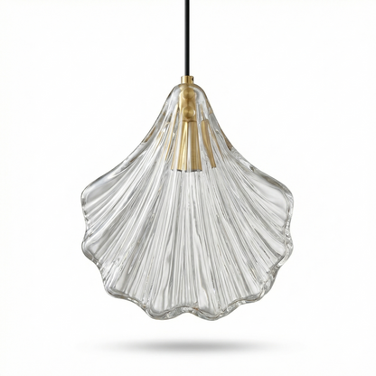 Modern glas- en metalen hanglamp voor slaapkamer – Orneli