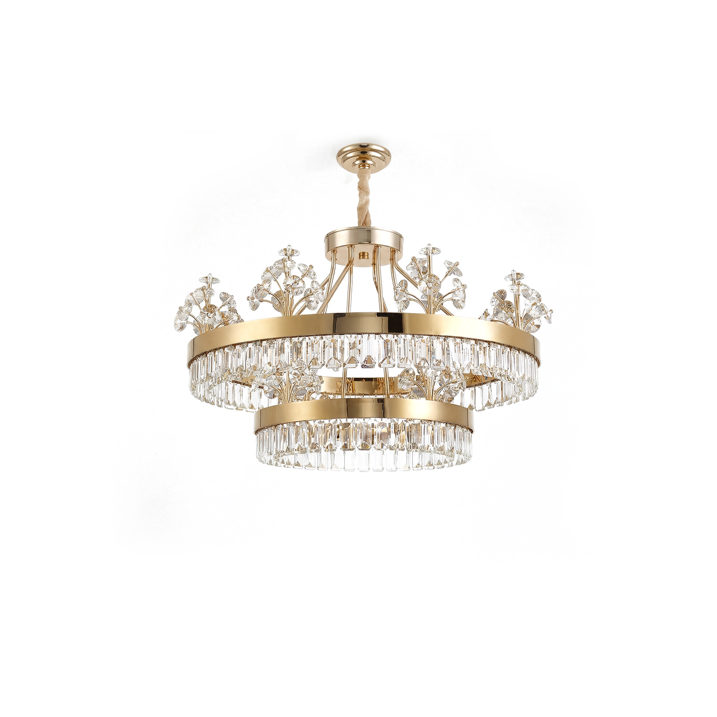 Premium binnenplafondlamp kristallijne inspiratie – Rosée