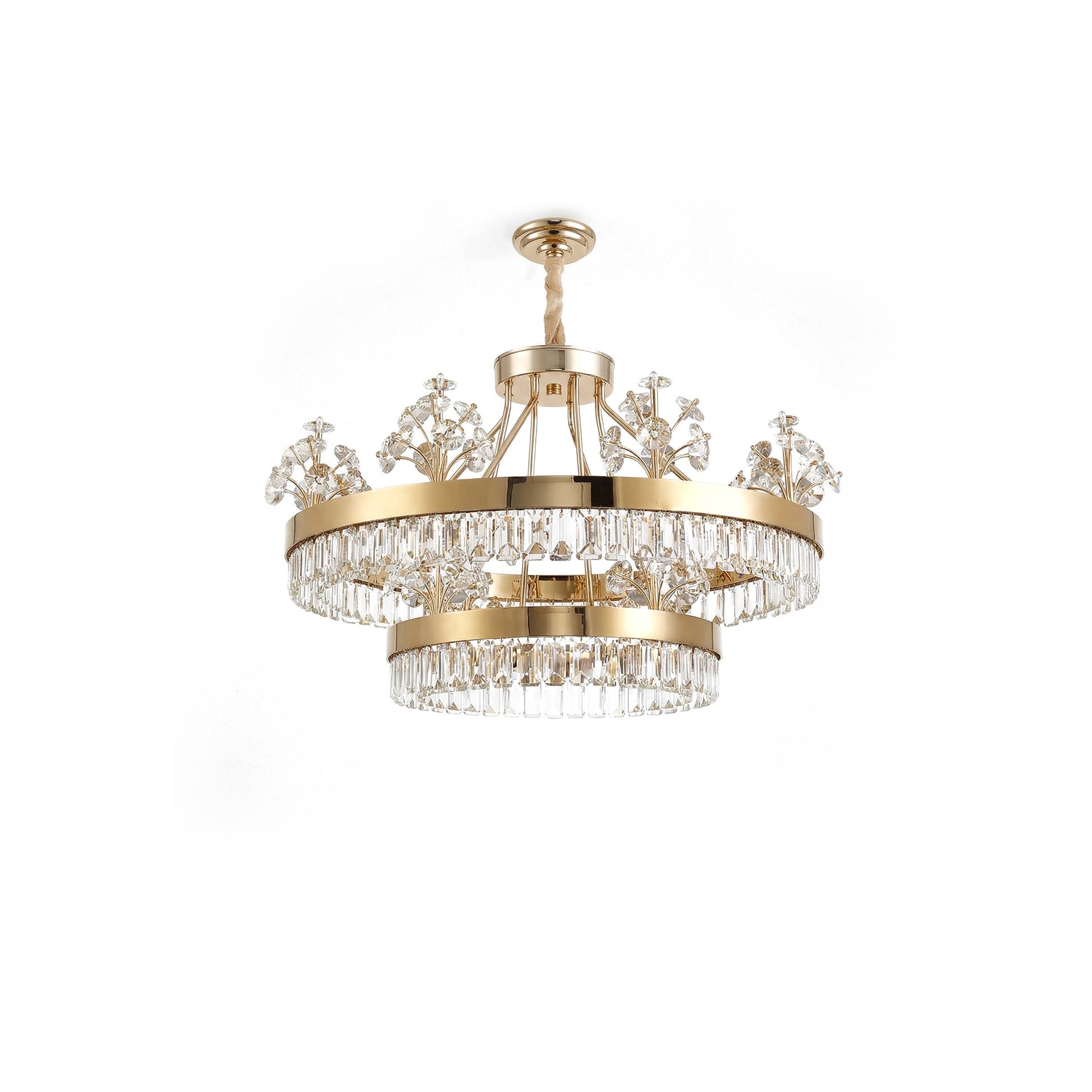 Premium binnenplafondlamp kristallijne inspiratie – Rosée