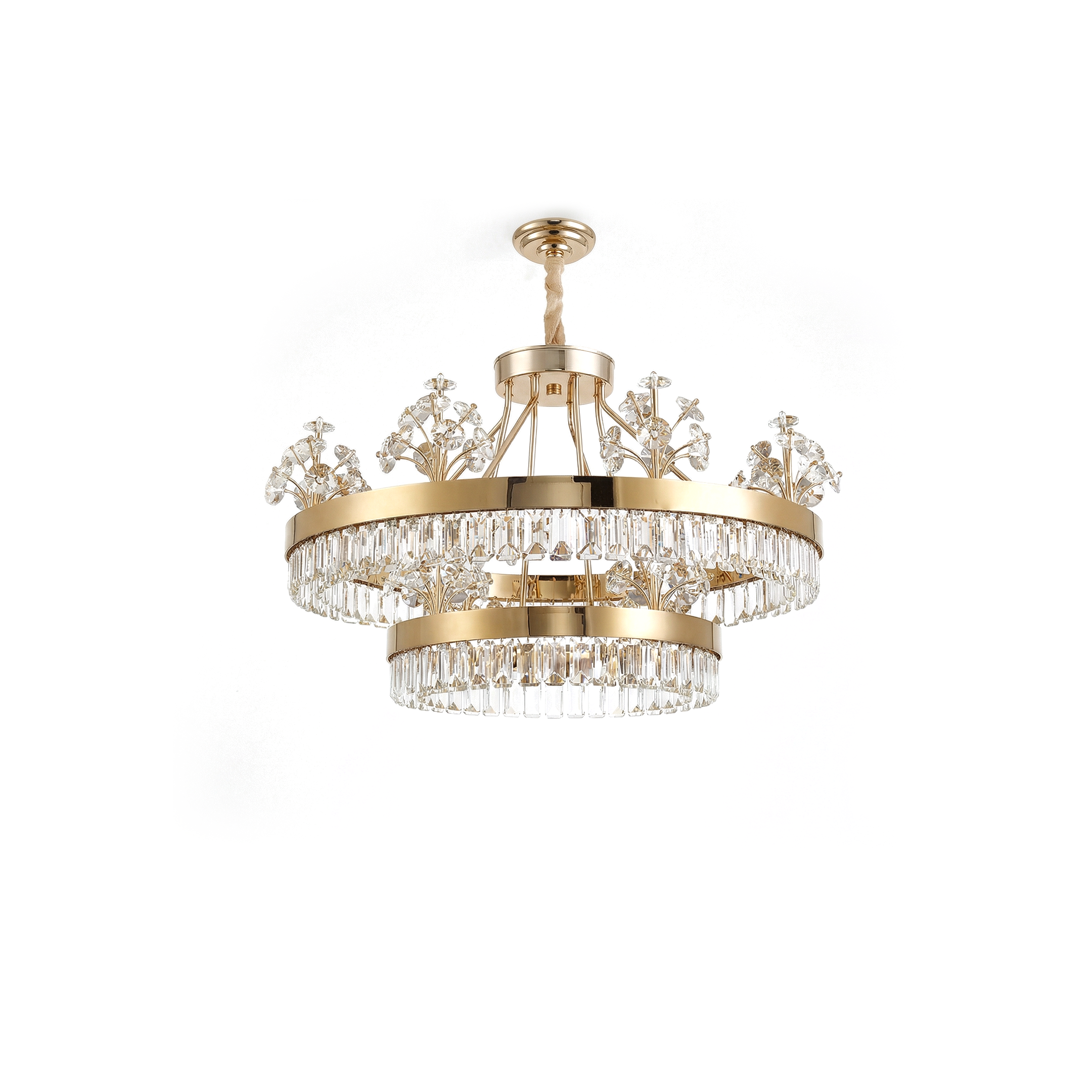 Premium binnenplafondlamp kristallijne inspiratie – Rosée