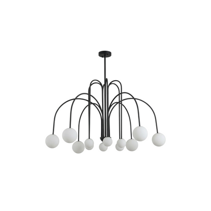 Luxe Kroonluchter Sculptuur Element Mediterraan Stil – Forgiato