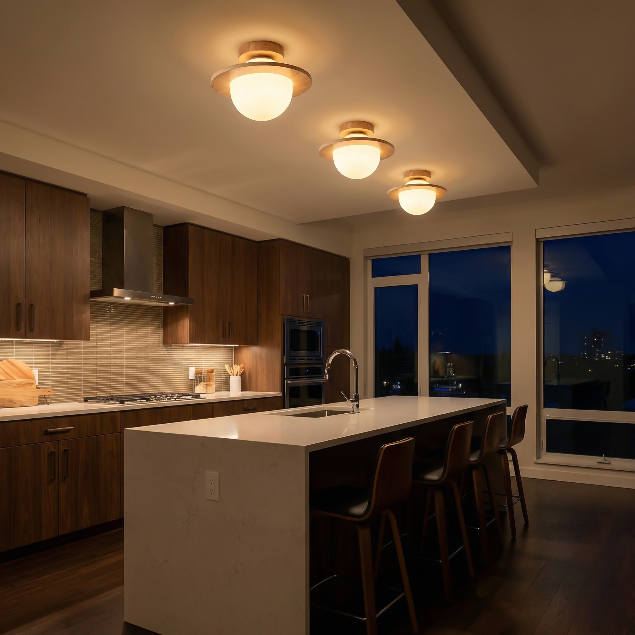 LED plafondlamp matschaal gebalanceerde straling – Eclisio