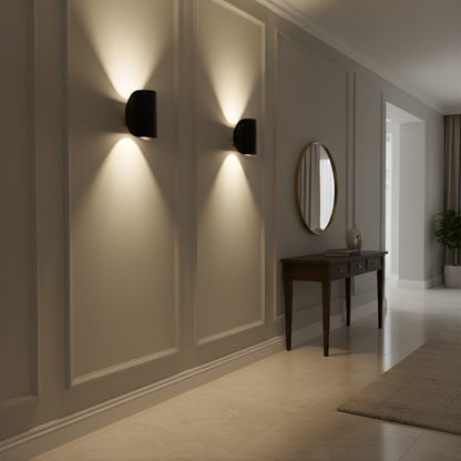 Wandapplicatie modern aluminium roteerbaar – Ciral