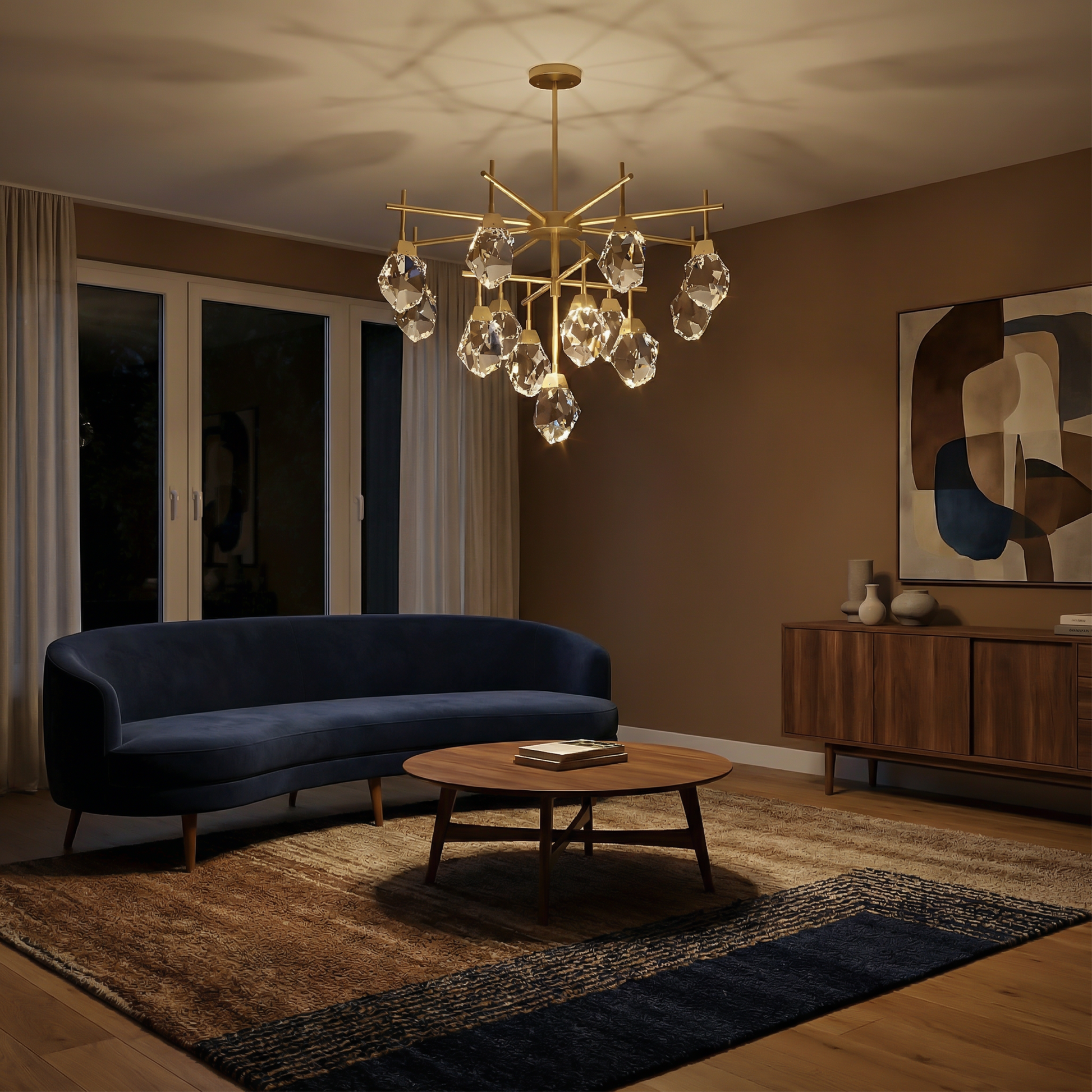 Elegante ringvormige hanglamp met luxe afwerking – Orbis