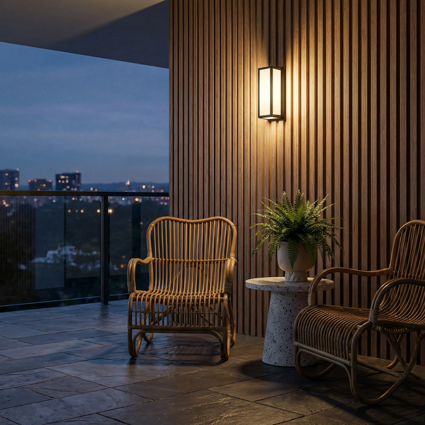 Elegante vaste gevelwandlamp rechthoekige vorm – Orelia