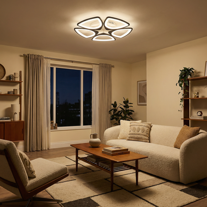 Geometrische moderne LED plafondlamp – Stellure