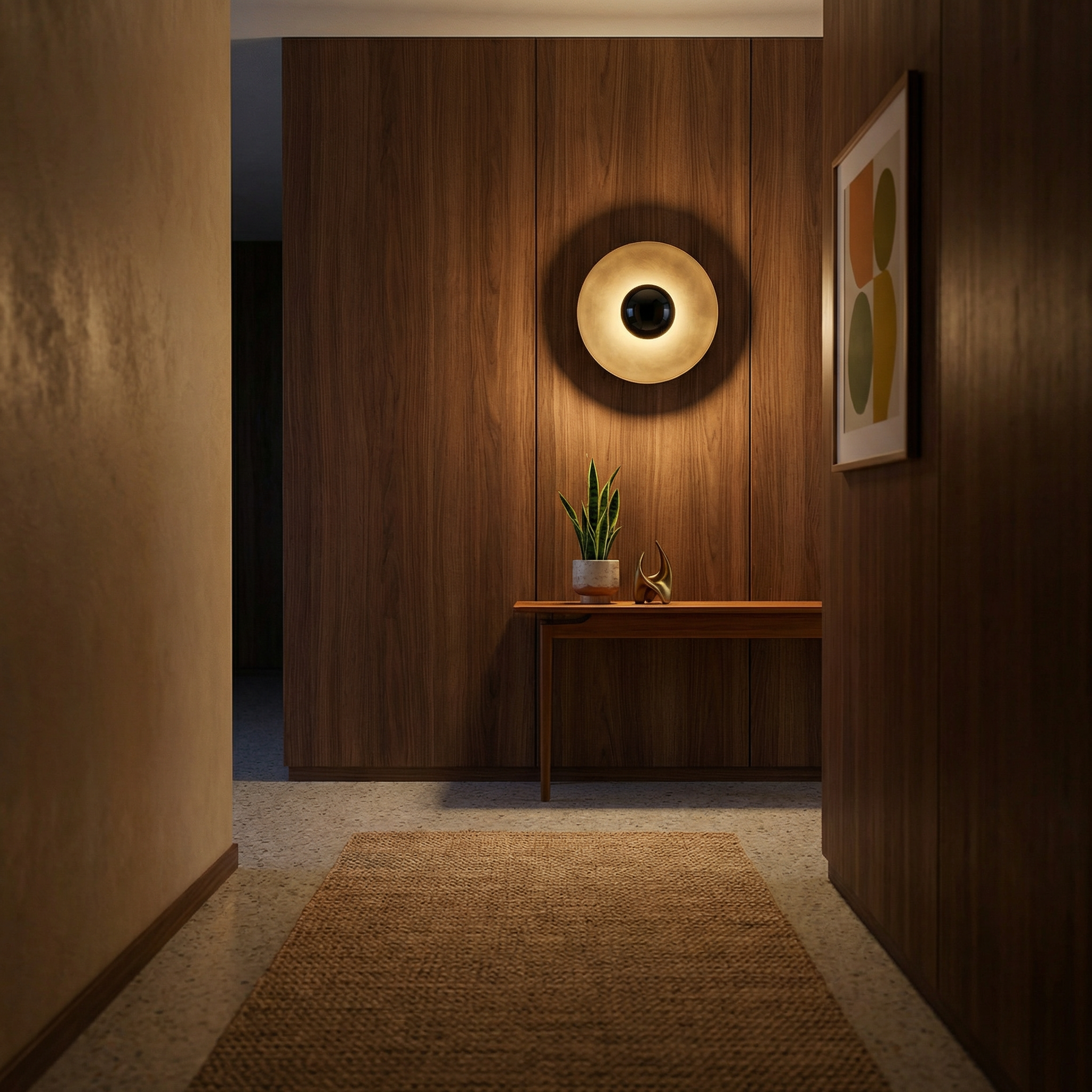 Moderne Wandlamp Eenvoudige Installatie en Strak Design – Lunar Eclipse