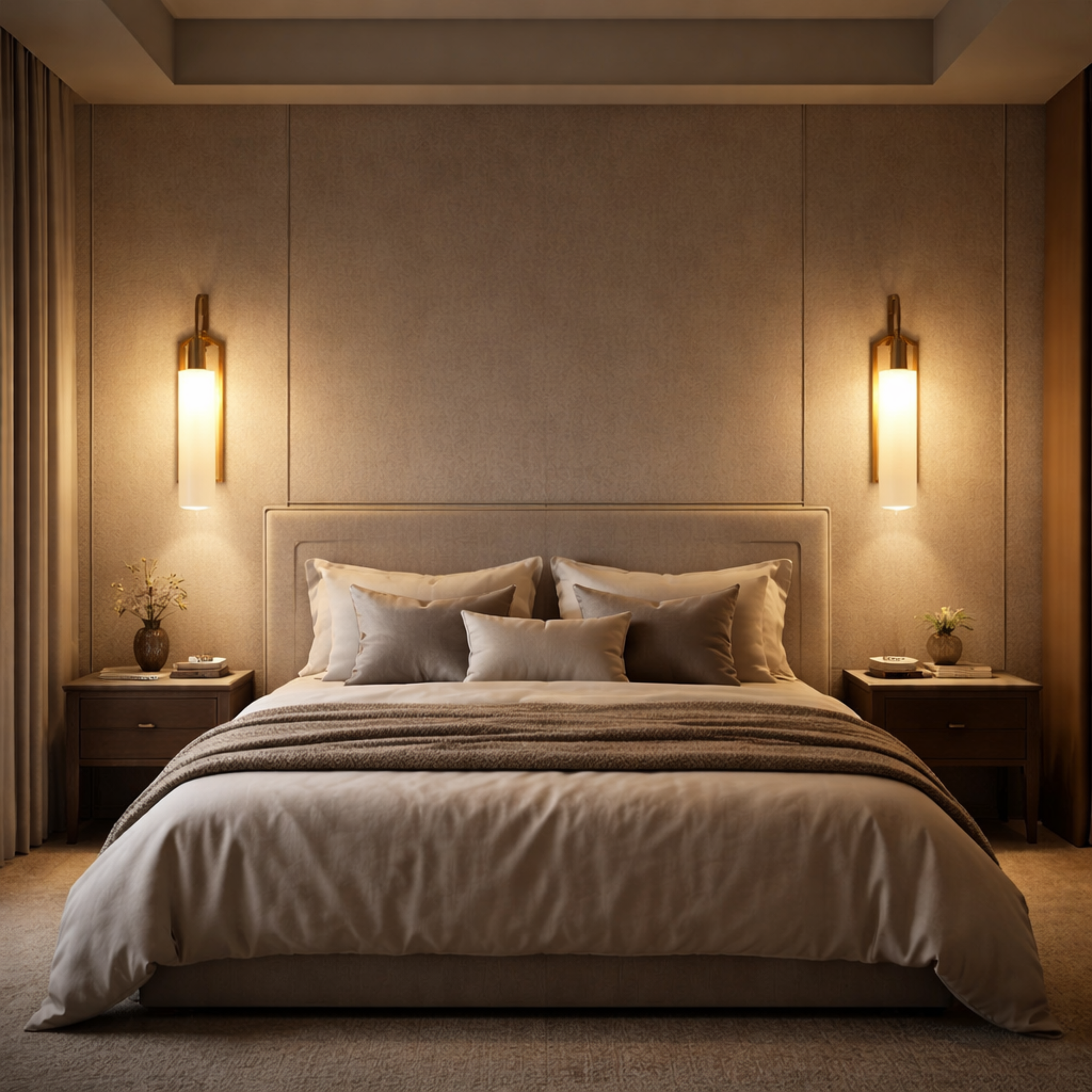 Moderne wandlamp in goud en zwart – Estanor