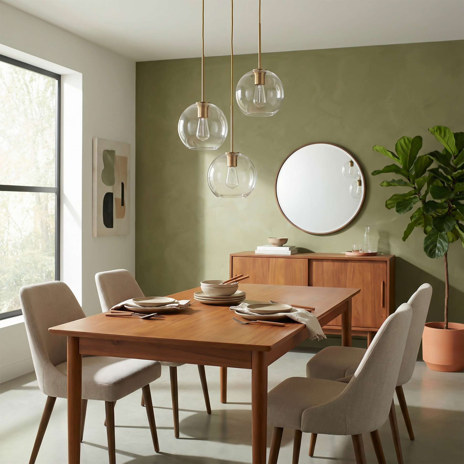 Rookglas Hanglamp voor Eetkamer – Ombrelia