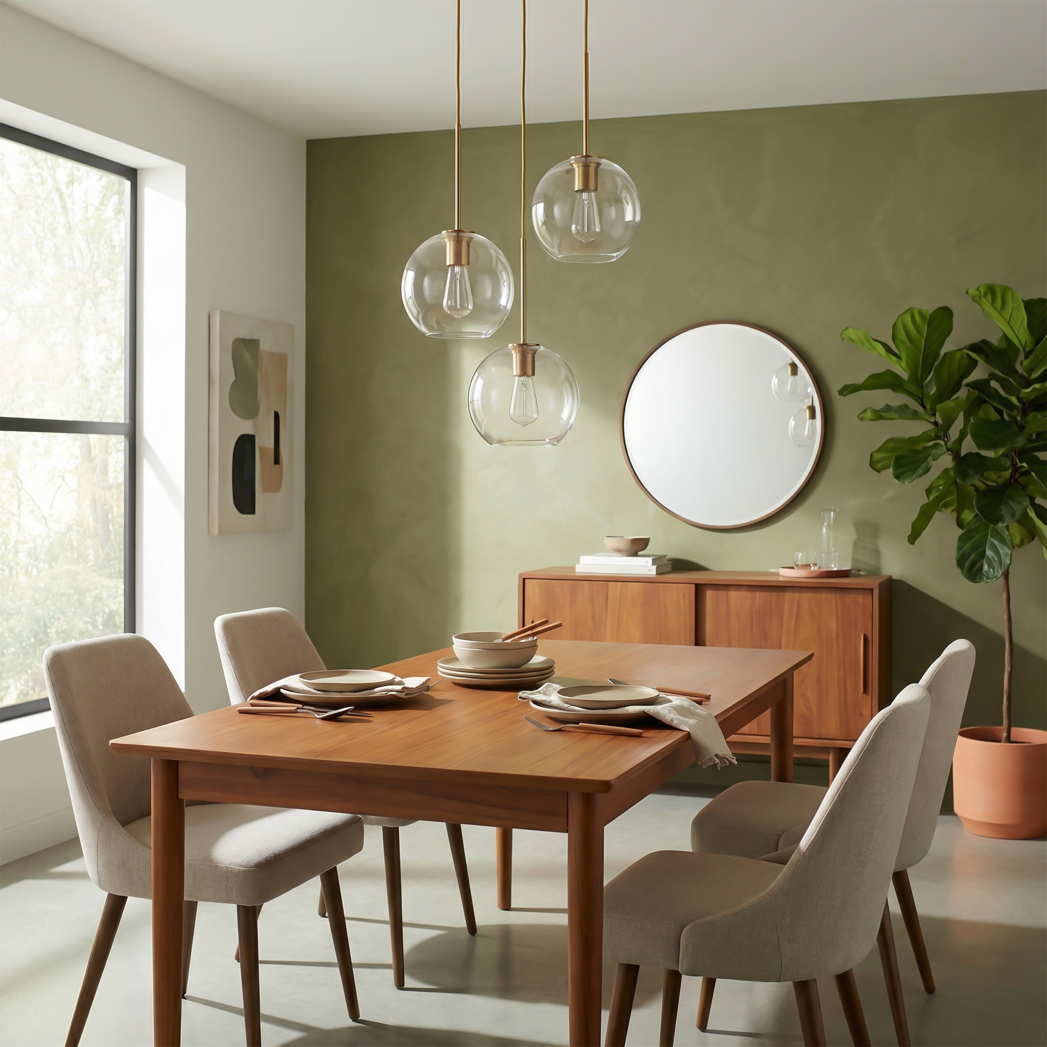 Rookglas Hanglamp voor Eetkamer – Ombrelia