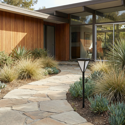 Buitenlamp LED in zwart metaal modern design – Oranys