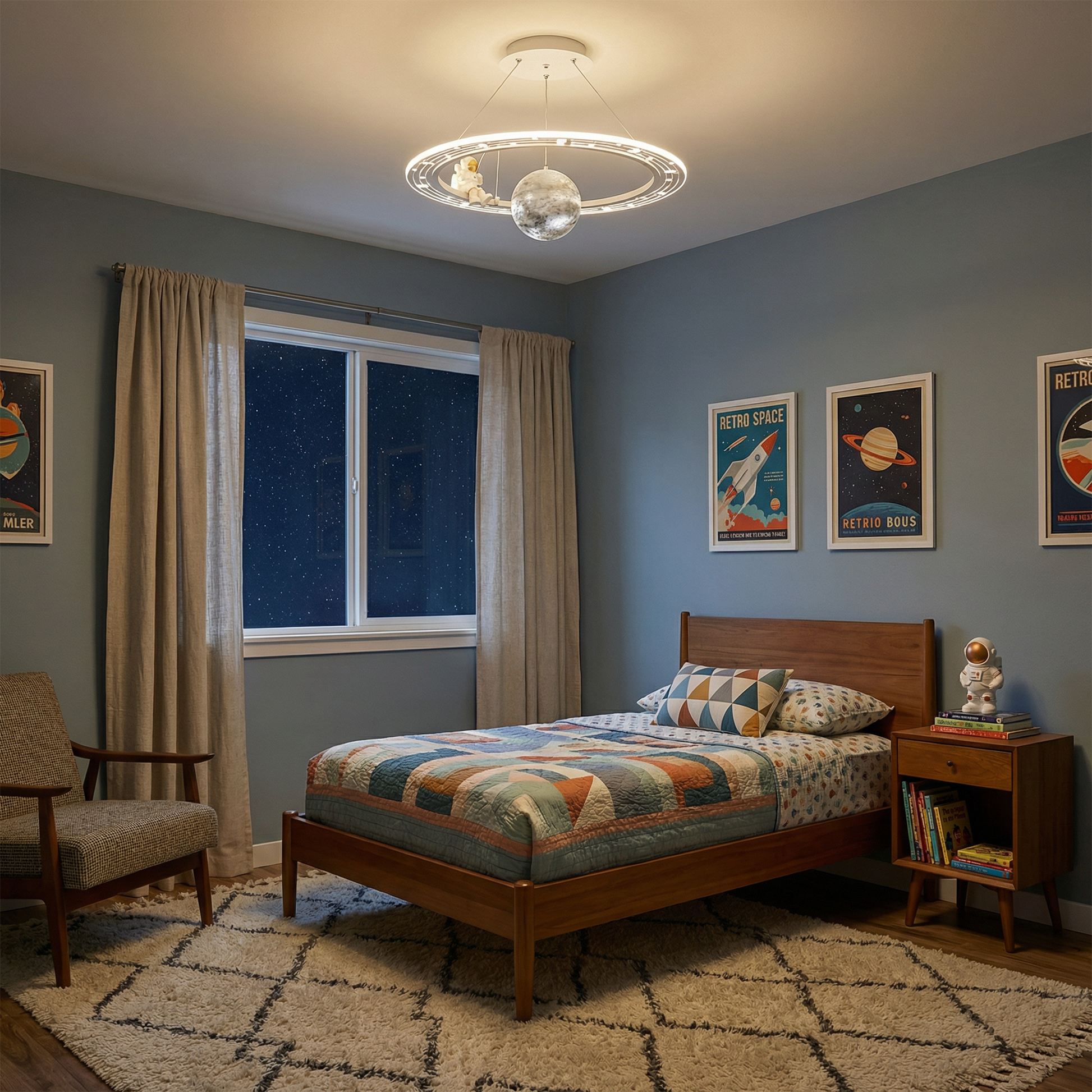 Plafondlamp Galactisch Universum Zachte Verspreiding – Luma