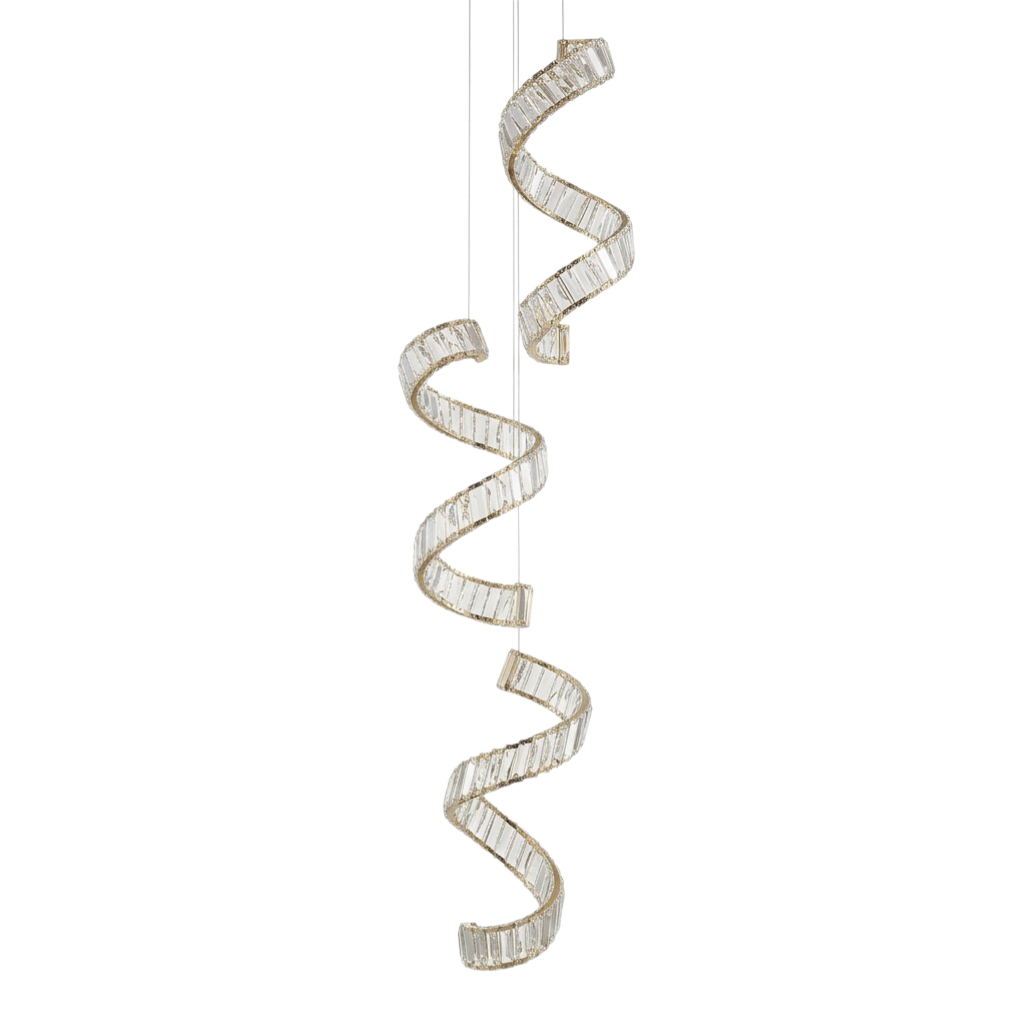 Gouden Kristallen Kroonluchter voor Luxe Ruimten – Auréosial