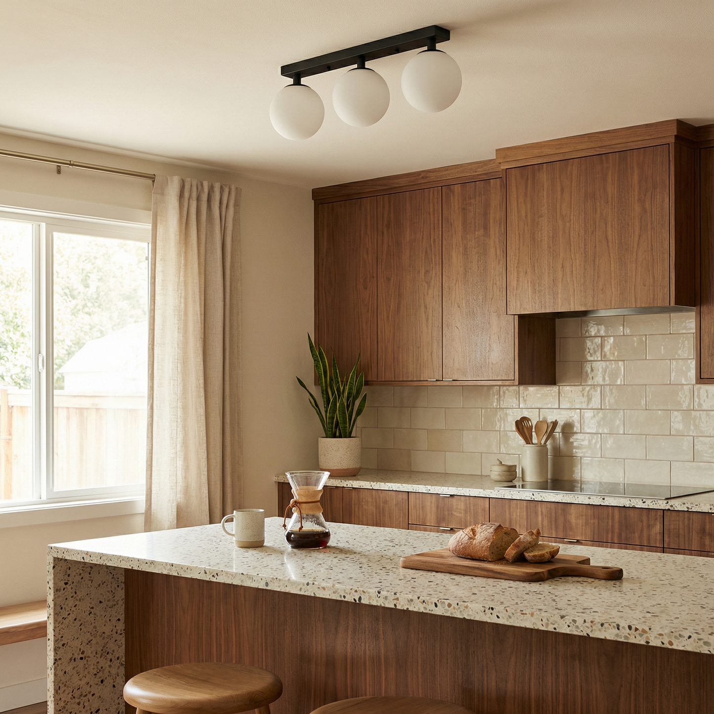 Plafonnier Clarion vue ambiance | Luxarmonie