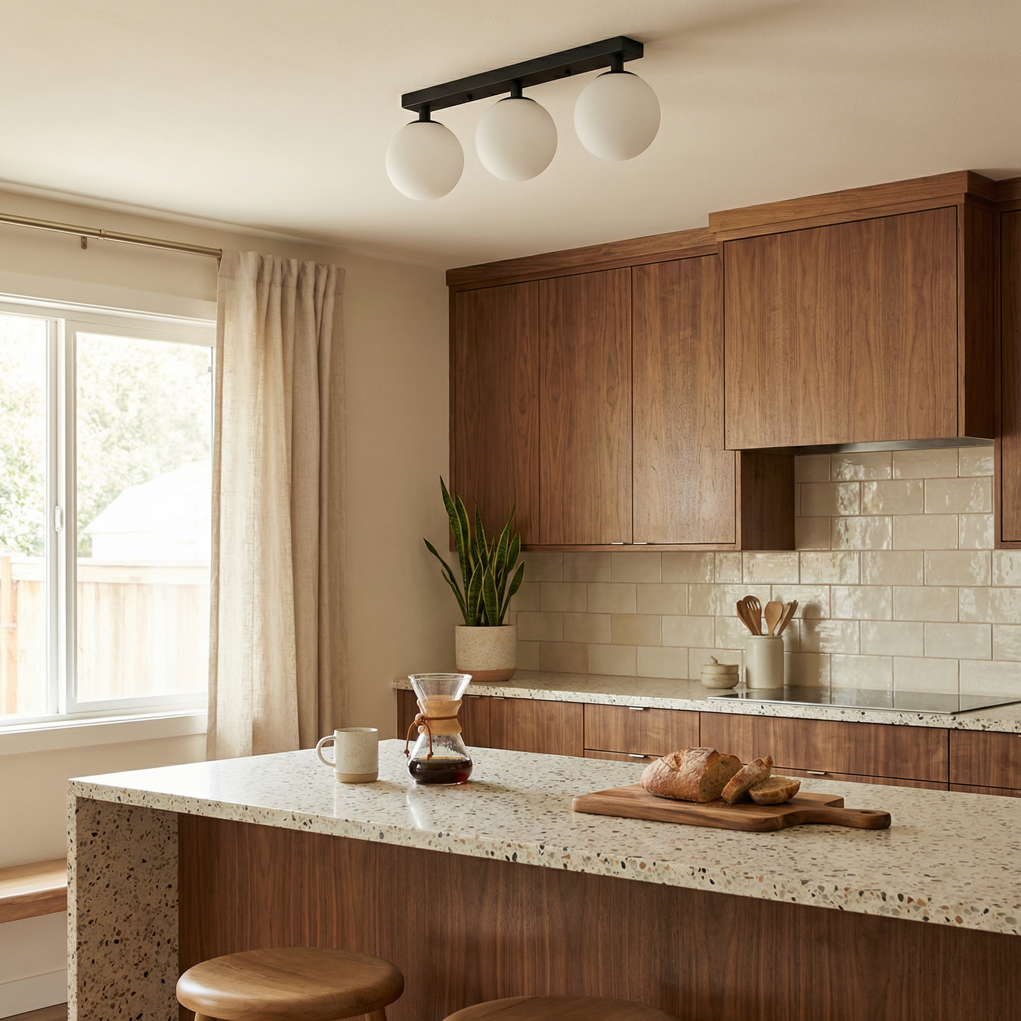 Plafonnier Clarion vue ambiance | Luxarmonie