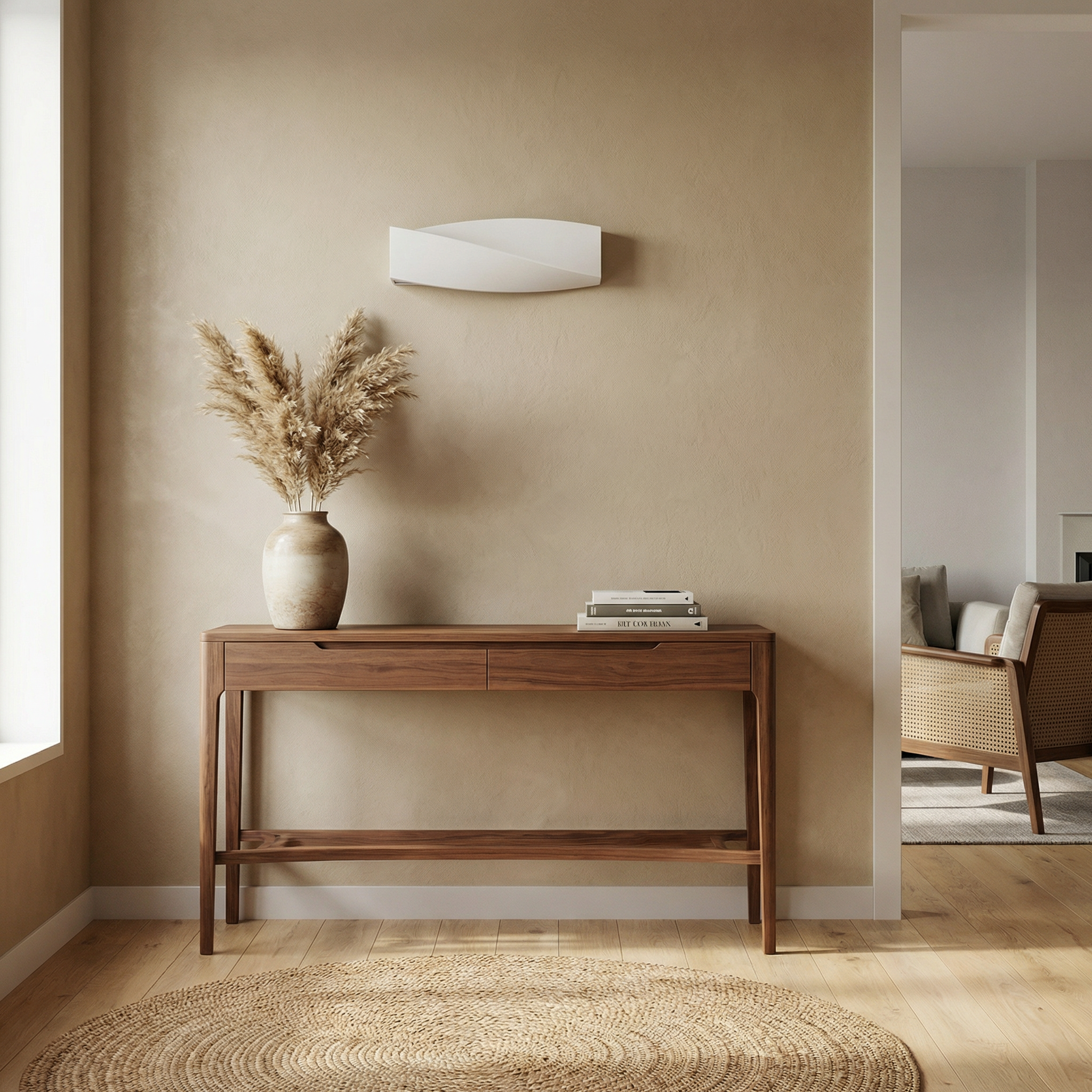 Moderne grijze keramische wandlamp – model Asterion