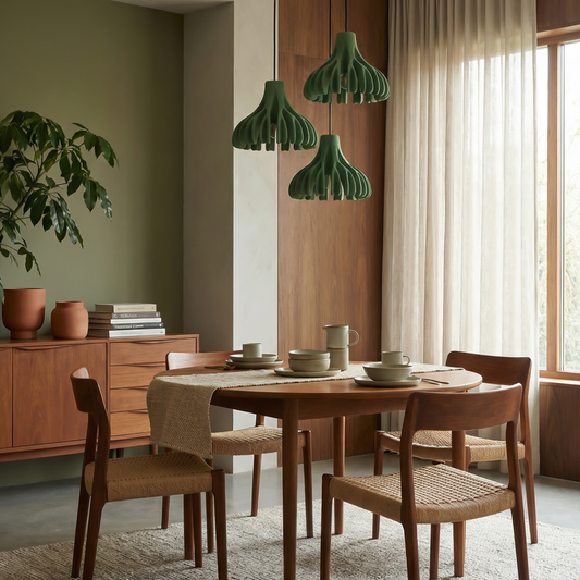 Hanglamp Design Luchtig Tweetonig Afwerking & Zachte Glans – Lior