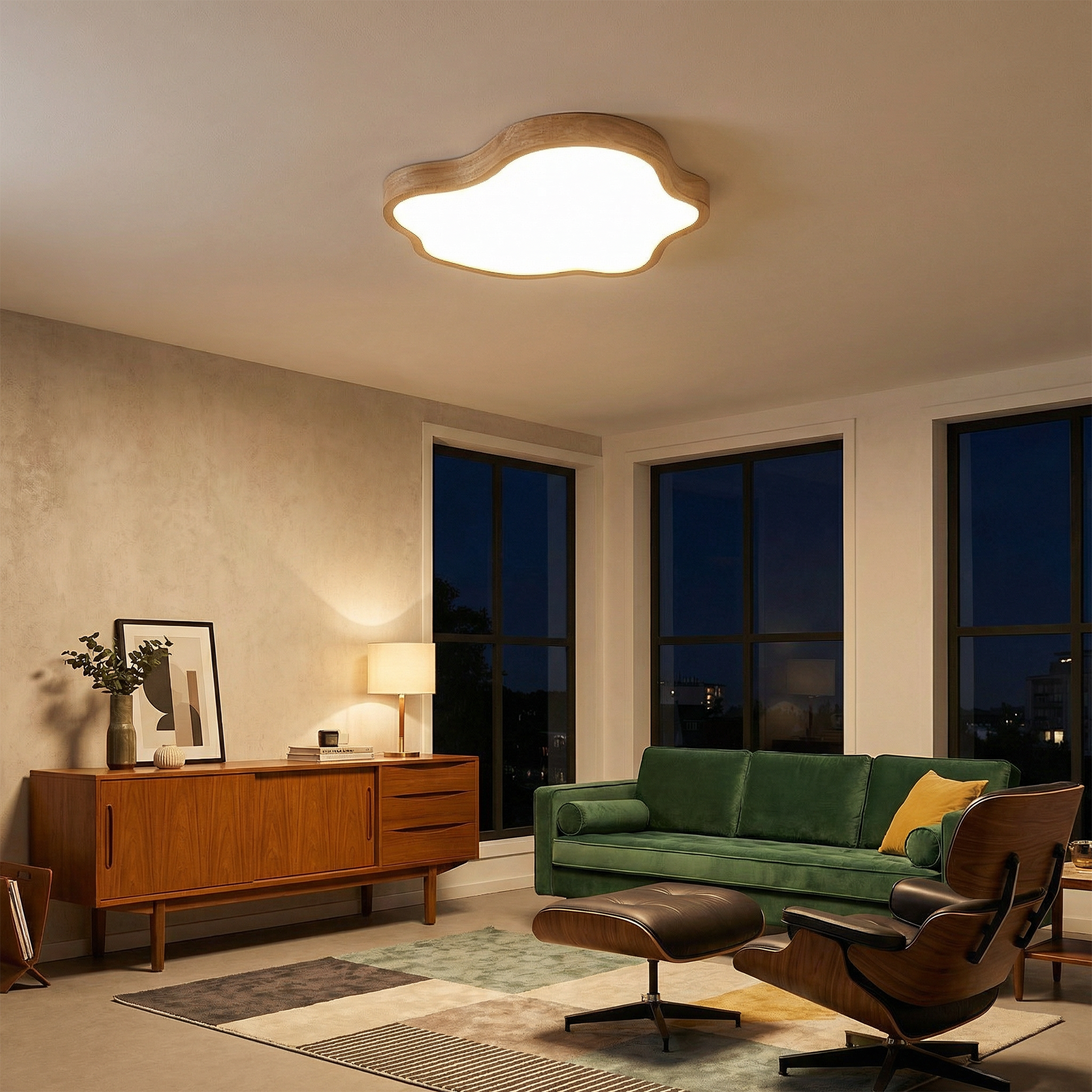 Plafonnier Nubéa vue détail | Luxarmonie