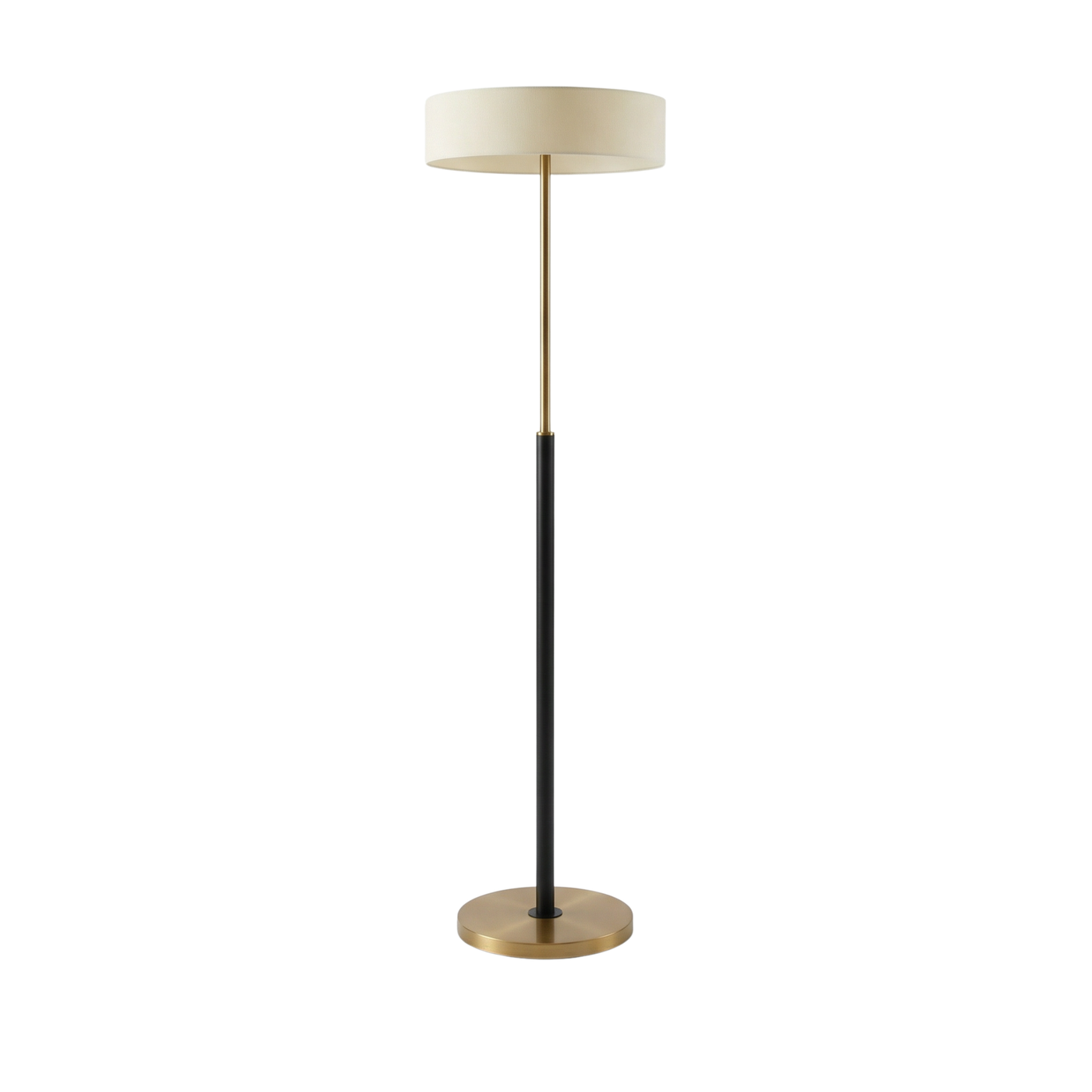 Lampe sur pied en verre et bois pour salon – Armonilleu