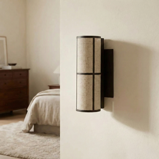 Vintage wandapplicatie in textiel voor slaapkamer – Zénitude