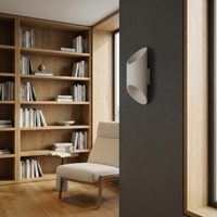 Applique murale tube aluminium blanc moderne – Modèle Orsena