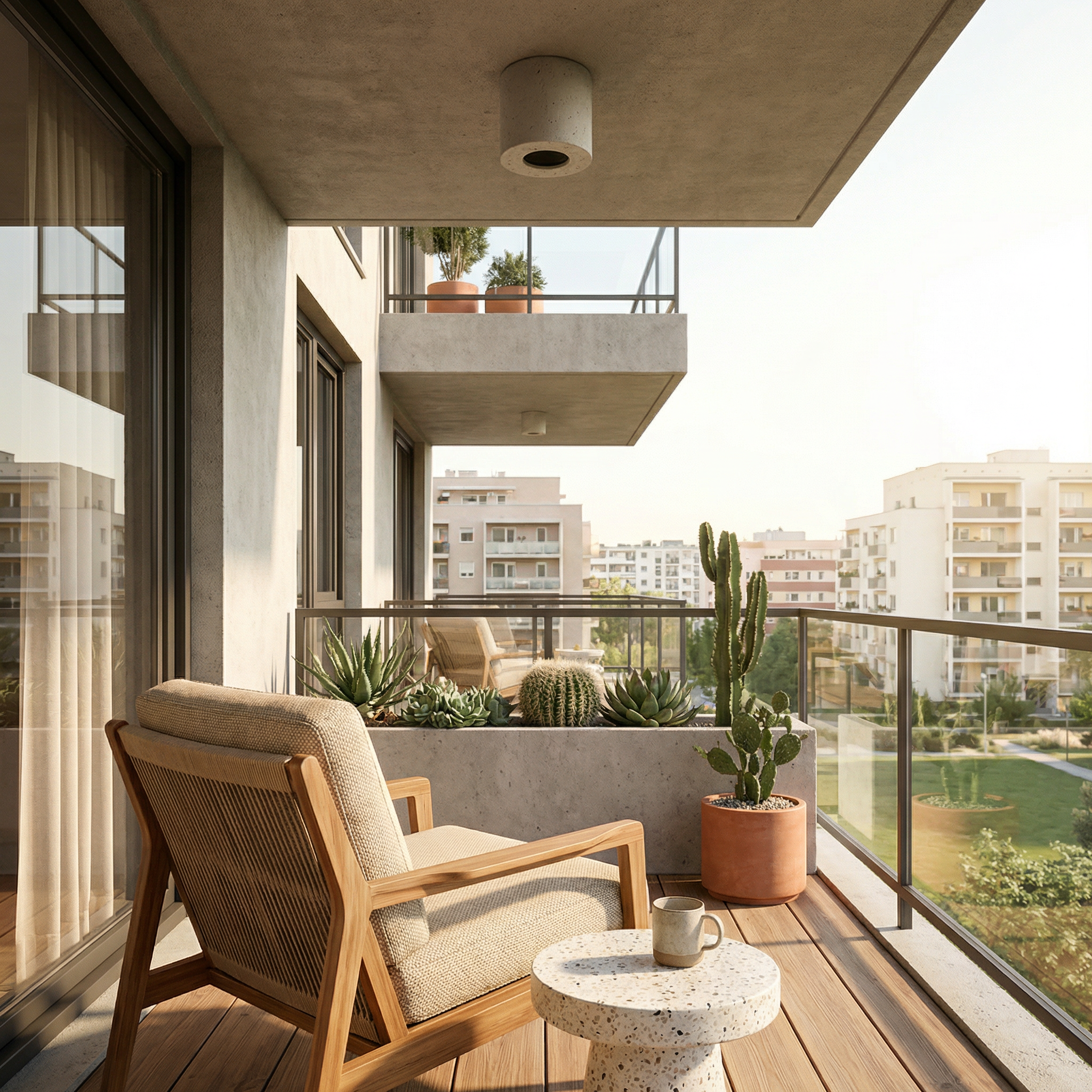 Industriële Grijze Betonnen Plafondlamp Woonkamer – Model Orphéos