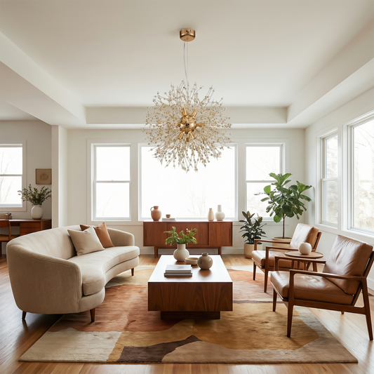 Moderne kristallen plafondlamp voor slaapkamers en woonkamers – Cristarioni