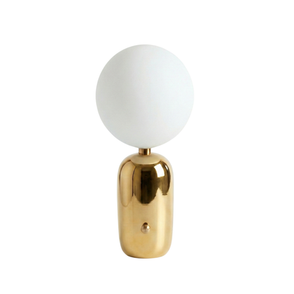 Nachtkastlamp metaal glas modern design – Pulsaris