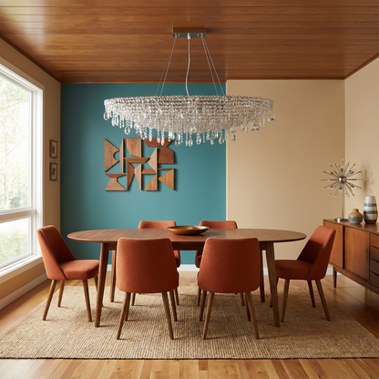 Suspension Crystarènei vue ambiance | Luxarmonie