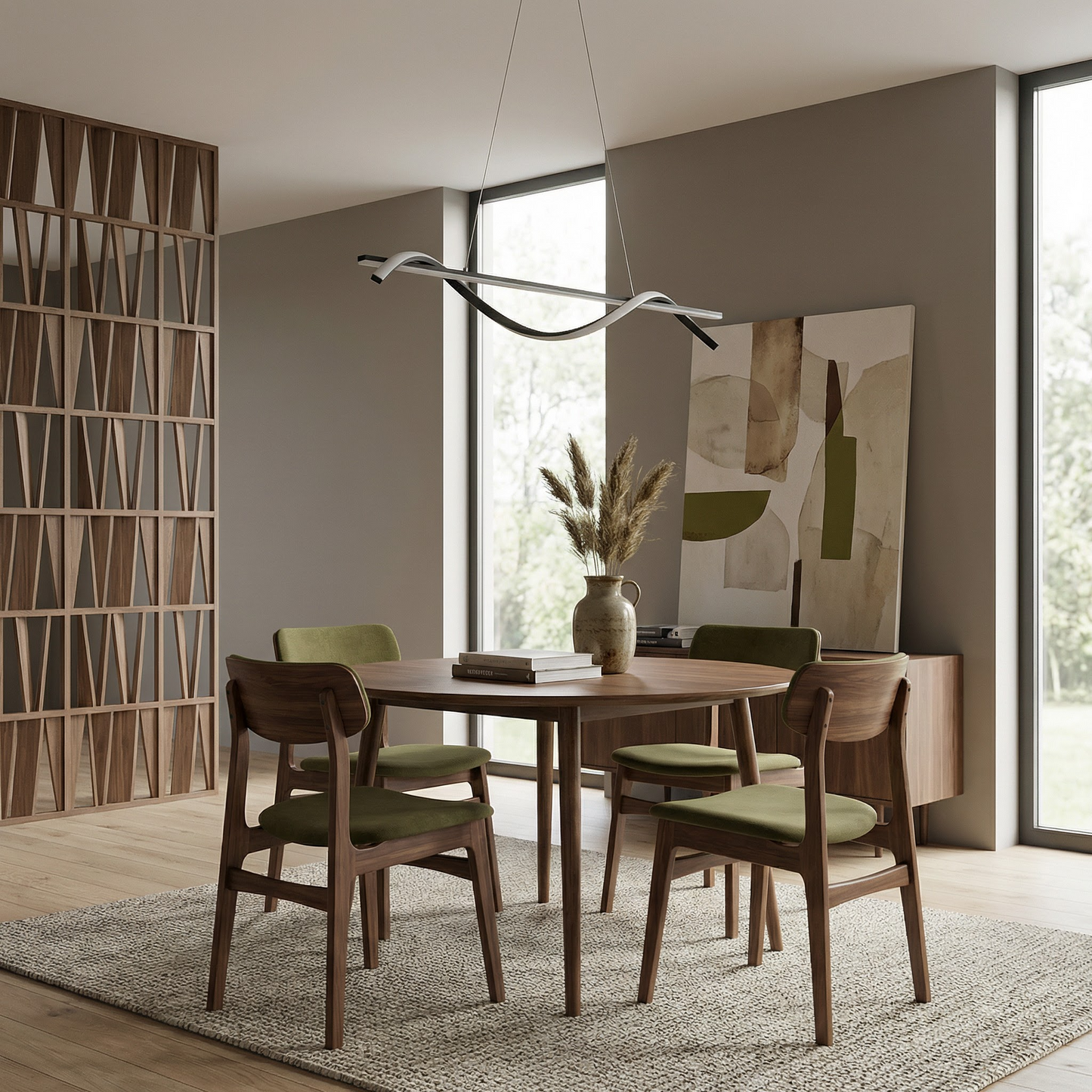 Veelzijdige Eigentijdse Kroonluchter voor Ruime Ruimten – Vélina