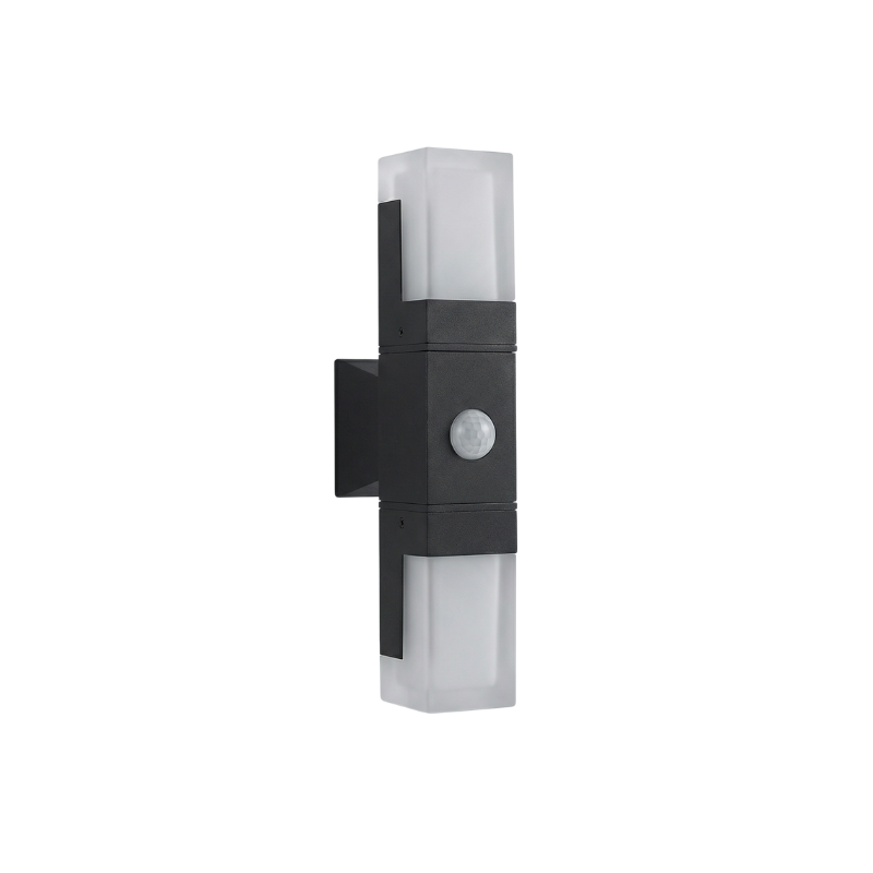LED-buitenwandlamp met sensor – Bullema