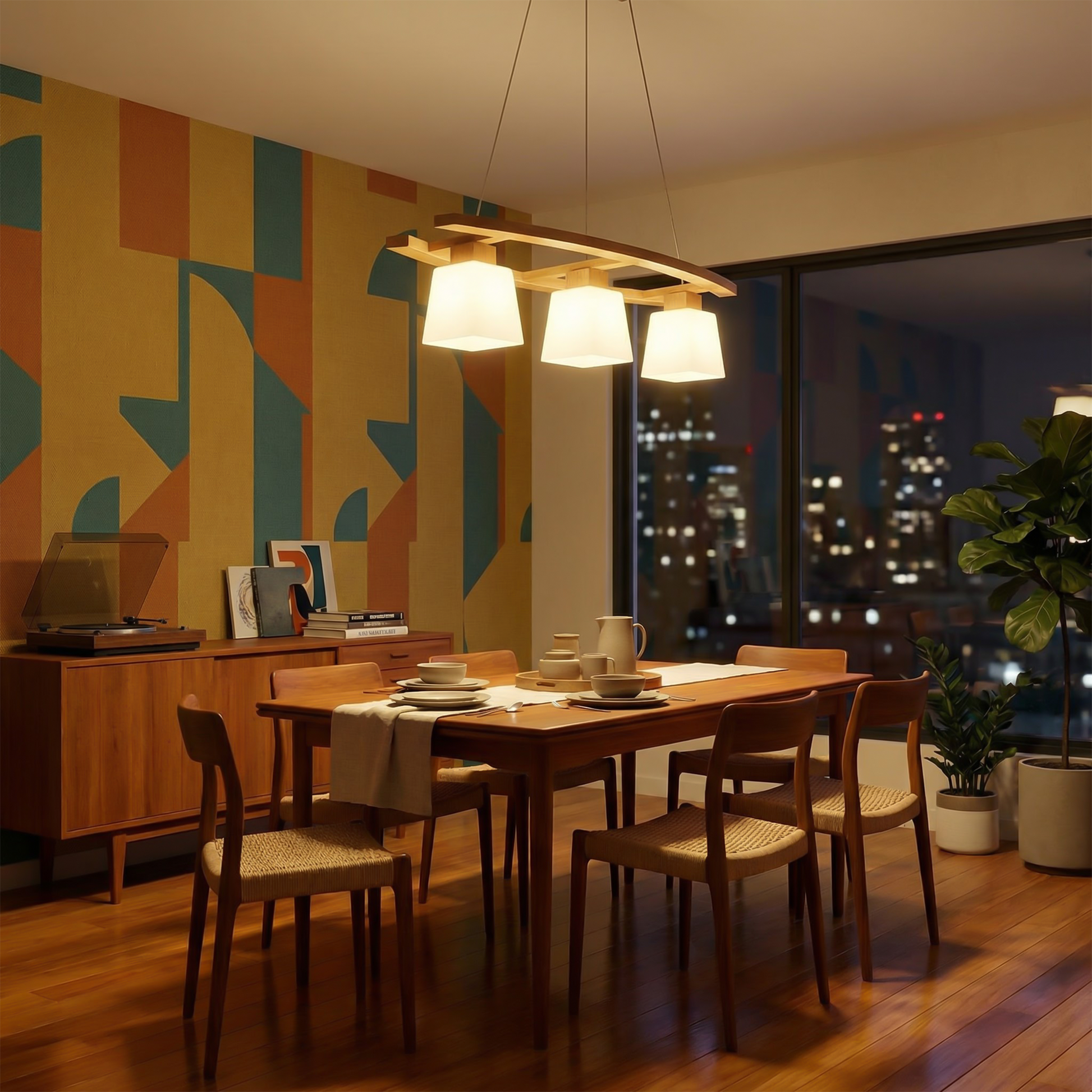 Hanglamp Bamboe Japanse Moderne Stijl – Vanys