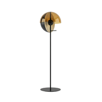 Lampadaire Vitrail Métal Design Post-Moderne – Lutopis