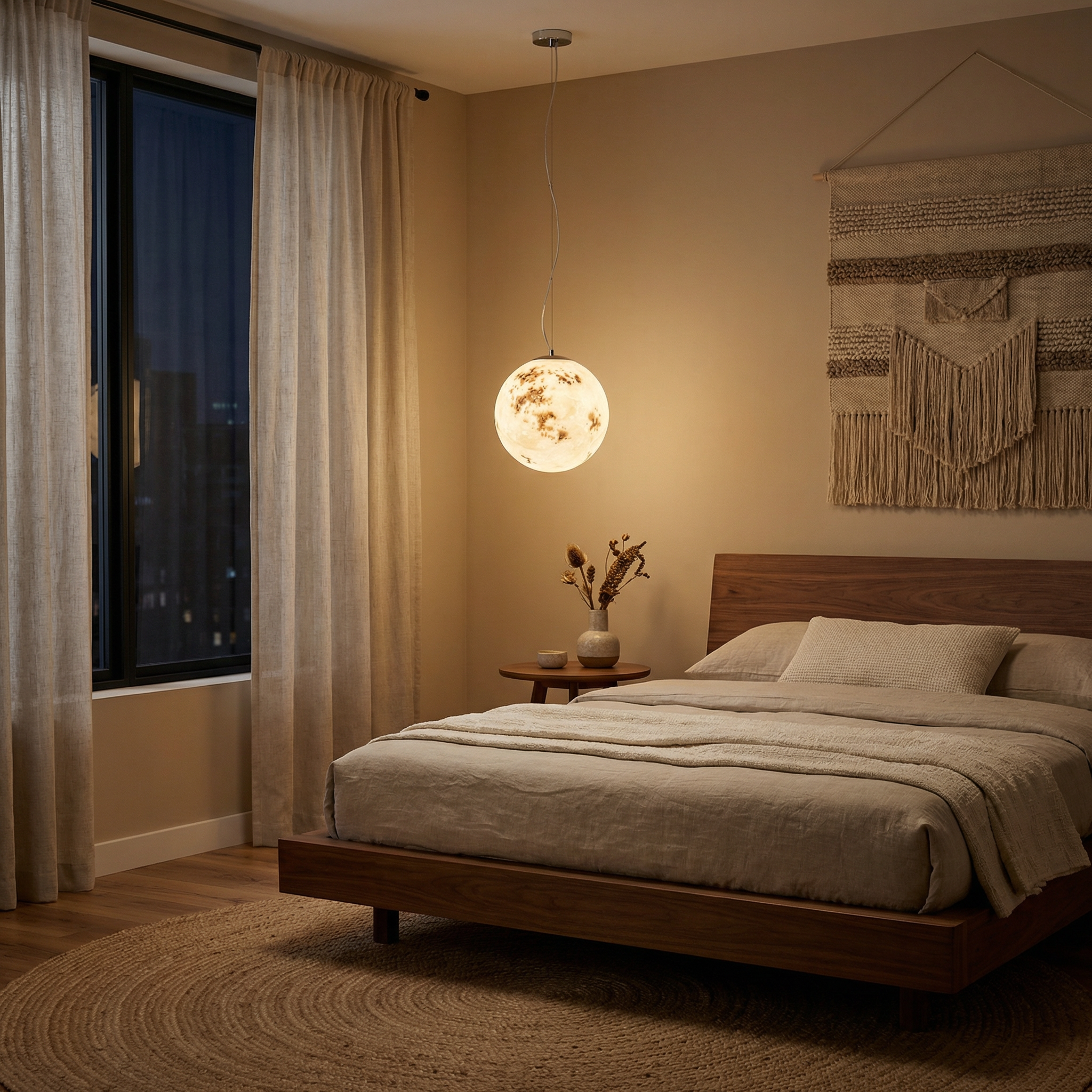Trendy Hanglamp Maanvorm Adaptief Design – Lune