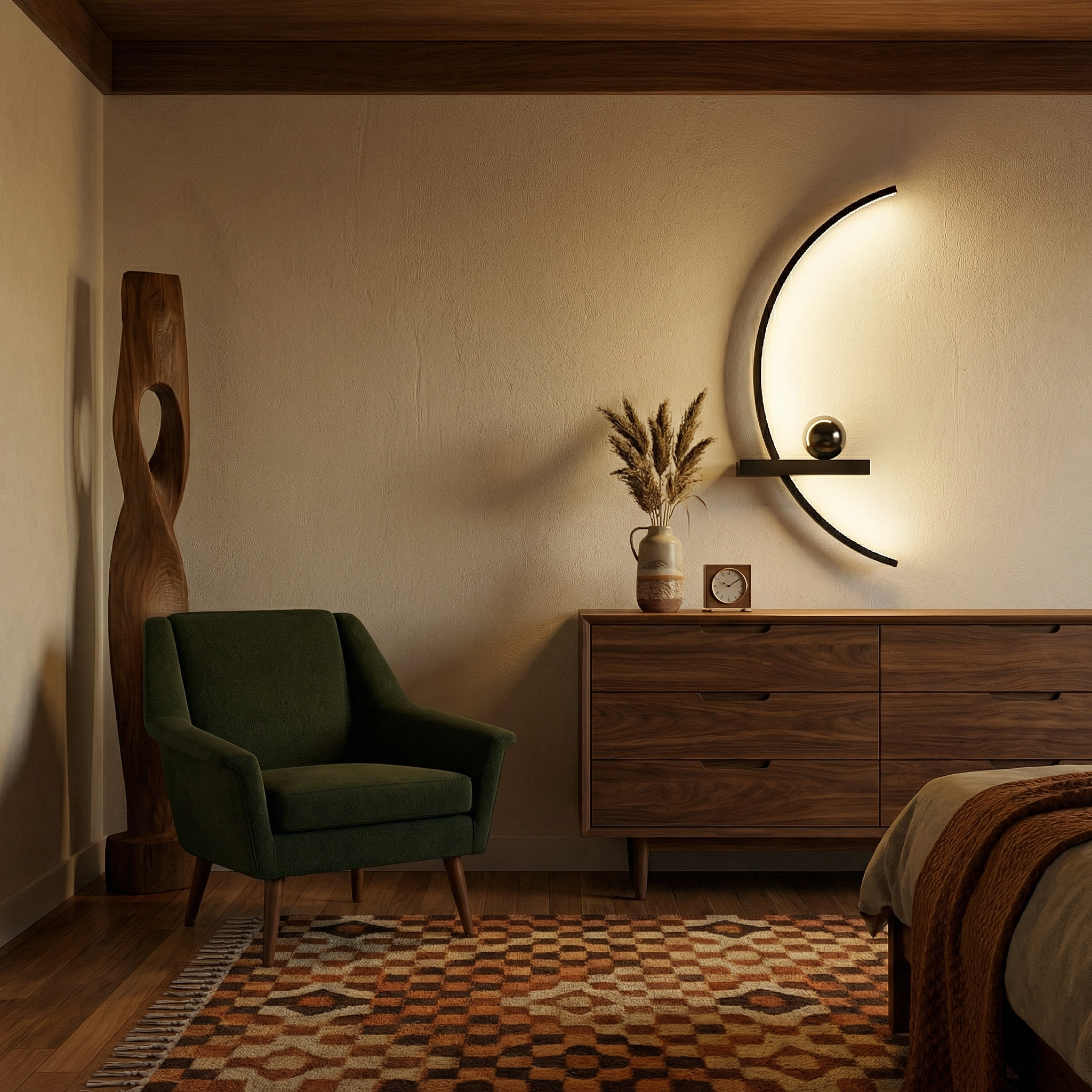 Verlengde Wandlamp met Afstandsbediening Hedendaags Interieur – Arca