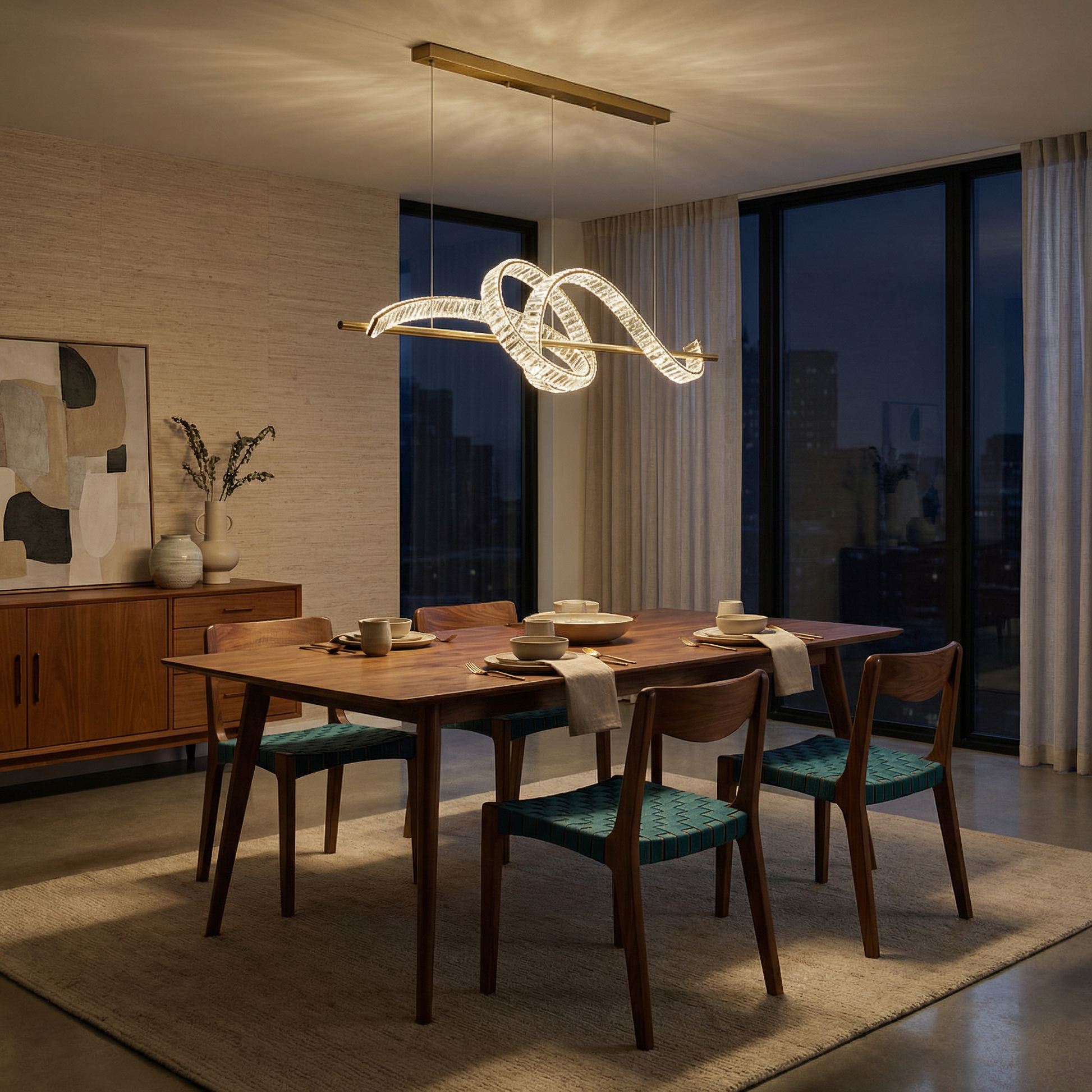 Kroonluchter in Modern Kristal voor Woonkamer – Cristarione