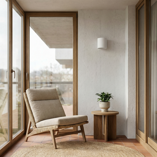 Wandapplicatie cilindrisch wit modern – Model Orandis