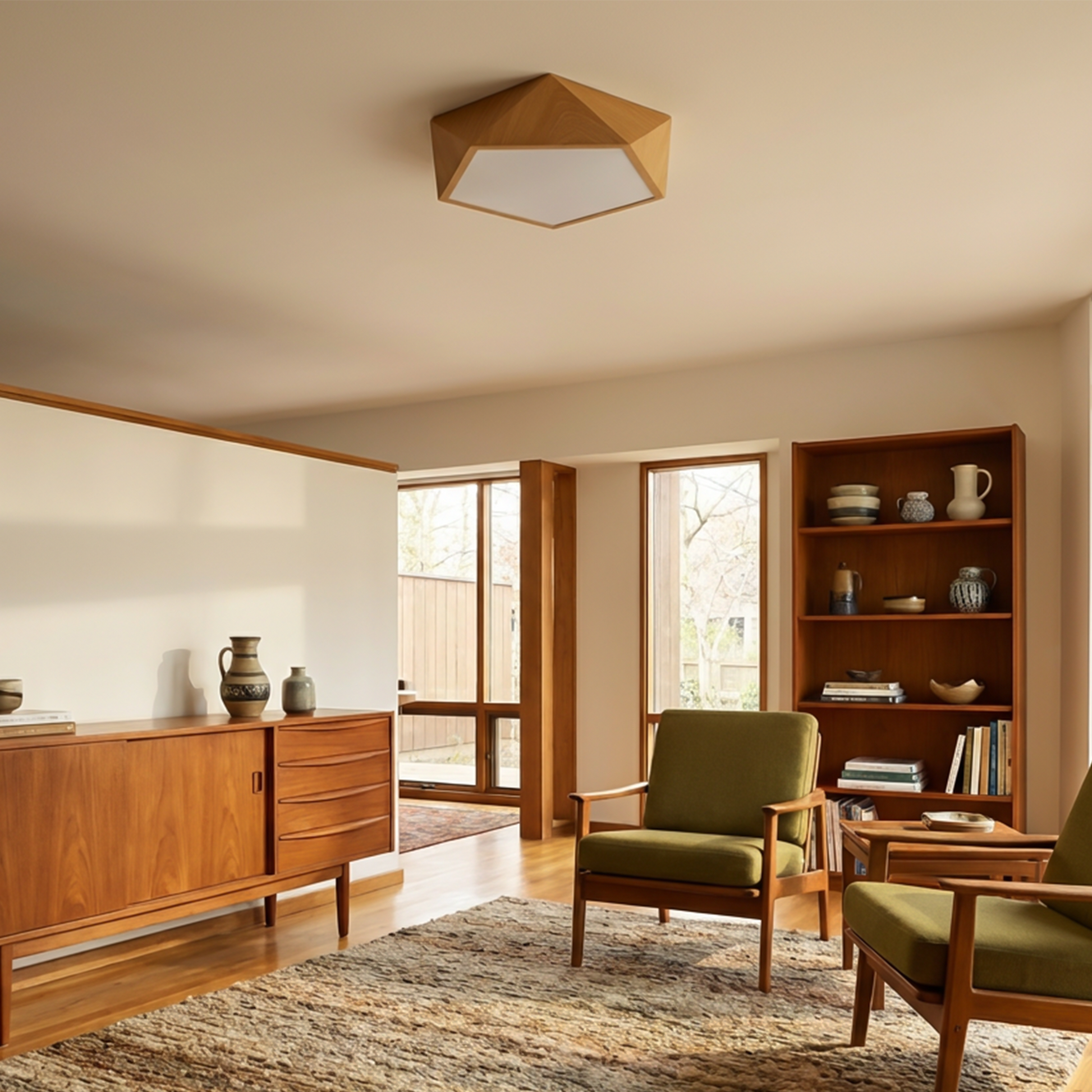 Moderne Plafondlamp Warme Sfeer – Tivora